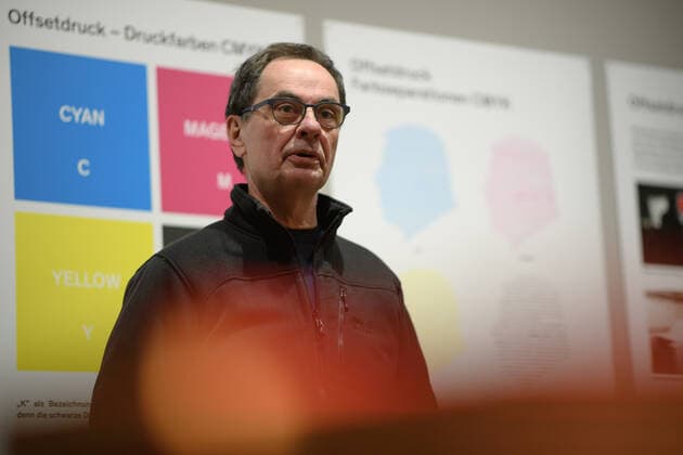 Ausstellung Büchermachen mit Grass und Steidl 18.10.2020, Göttingen --- Der Verleger und Drucker Gerhard Steidl zeigt in einer Ausstellung im Günter Grass Archiv die Neue Göttinger Ausgabe der Werke von Schriftsteller Günter Grass. Göttingen Niedersachsen Deutschland *** Exhibition Büchermachen mit Grass und Steidl 18 10 2020, Göttingen Publisher and printer Gerhard Steidl presents the New Göttingen Edition of the works of writer Günter Grass Göttingen Lower Saxony Germany in an exhibition in the Günter Grass Archive