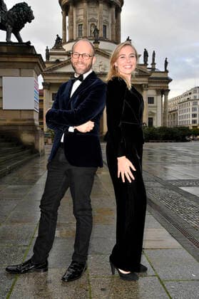 Jonathan Ware and Elsa Dreisig at the Photocall for the Opus Klassik 2020 award ceremony in front of the Konzerthaus Berlin, 18 10 2020 Foto:xF.xKernx xFuturexImage