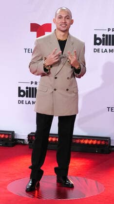 Tainy walks the red carpet at the 2020 Latin Billboard Music Awards at the BB&T center in Sunrise, Florida on Wednesday, October 21, 2020.  MIA20201021186 GARYxIxROTHSTEIN