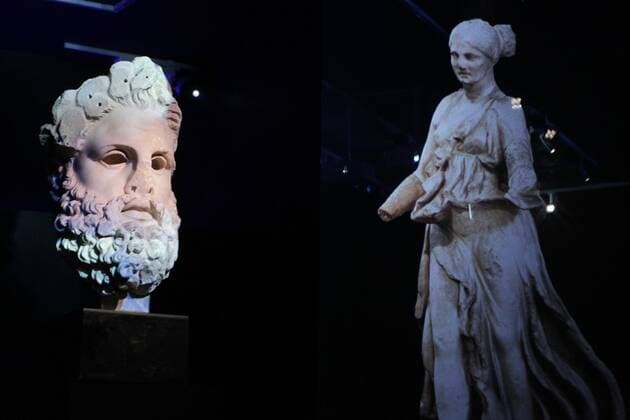 October 22, 2020, Athens, Greece: The National Archaeological Museum presents the new temporary exhibition titled Glorious Victories. Between Myth and History , which is part of the celebration program for the 2,500th anniversary of the Battle of Thermopylae and the Naval Battle of Salamis. Athens Greece - ZUMAv62_ 20201022_zaf_v62_015 Copyright: xAristidisxVafeiadakisx