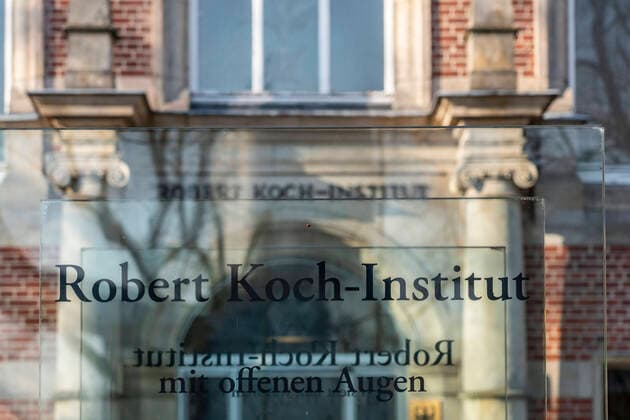 Robert Koch Institute Haputeingang Nordufer in Berlin Wedding Robert Koch Institute Wedding, Main Entrance Nordufer in Berlin Wedding German Higher Federal Authority for Infectious and Noncommunicable Diseases