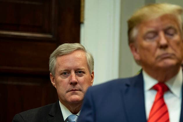 Representative Mark Meadows, a Republican from North Carolina, looks on as U.S. President Donald Trump speaks during a ceremony to sign Executive Orders on transparency in Federal guidance and enforcement at the White House in Washington, D.C., U.S., on Wednesday, October 9, 2019. The order aims to weed out unclear federal regulations. Trump then answered questions and defended his decision not to cooperate with the ongoing impeachment investigation. He also warned Turkish President Recep Tayyip ErdoÄüan not to take aggressive action in Northern Syria. Trump threatened economic sanctions against Turkey. Credit: Alex Edelman The Photo Access Representative Mark Meadows  Copyright: xAlexxEdelmanx