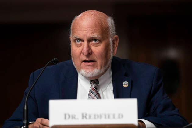 Robert Redfield, MD, Director, United States Centers for Disease Control and Prevention; testifies during a U.S. Senate Senate Health, Education, Labor, and Pensions Committee Hearing to examine COVID-19, focusing on an update on the federal response at the U.S. Capitol on September 23, 2020 in Washington, D.C. Robert Redfield  Copyright: xAlexxEdelmanx