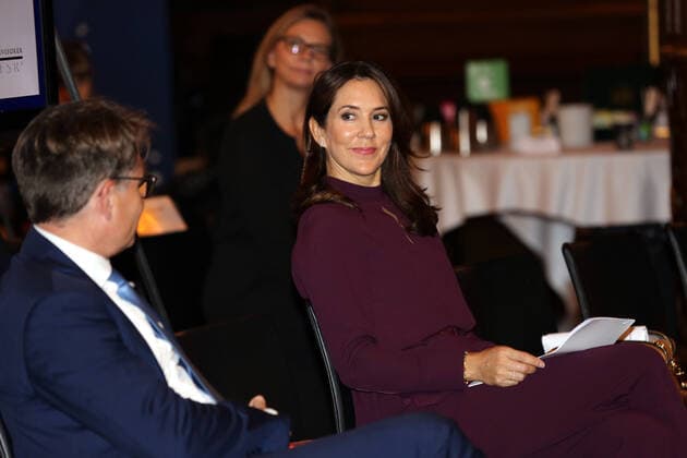 26-10-2020 Denmark Crown Princess Mary attended the 7th award ceremony of the FSR (Danish Professional Association of Auditors) and CSR Reporting (CSR Business-Magazin) in the stock exchange in Copenhagen, Denmark.  Copyright: xPPEx