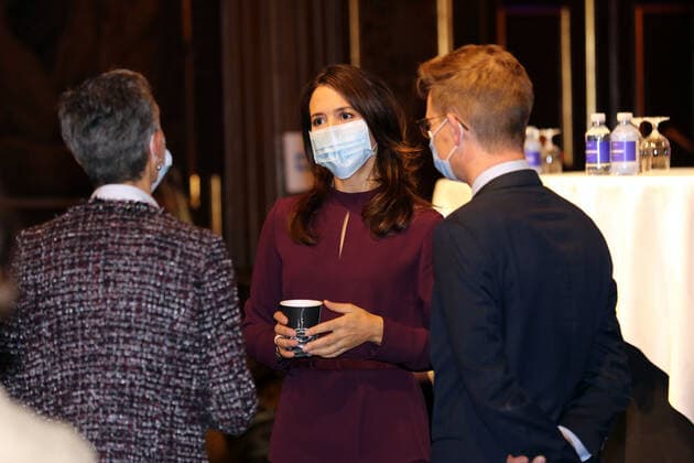 26-10-2020 Denmark Crown Princess Mary attended the 7th award ceremony of the FSR (Danish Professional Association of Auditors) and CSR Reporting (CSR Business-Magazin) in the stock exchange in Copenhagen, Denmark.  Copyright: xPPEx