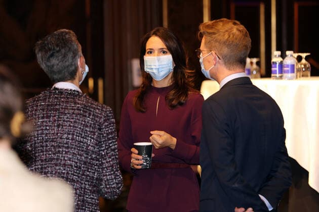 26-10-2020 Denmark Crown Princess Mary attended the 7th award ceremony of the FSR (Danish Professional Association of Auditors) and CSR Reporting (CSR Business-Magazin) in the stock exchange in Copenhagen, Denmark.  Copyright: xPPEx