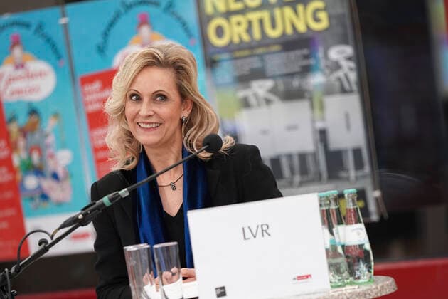Award of the 1 NRW Education Partner Plaque to the Stadtbibliothek Aktuell, Koeln, 29 10 2020, Ulrike Lubek LVR Director in Portrait at the presentation of the first Education Partner Plaque to the Stadtbibliothek Koeln within the framework of the initiative Bildungspartner NRW Bibliothek und Schul Koeln Nordrhein Westfalen Deutschland