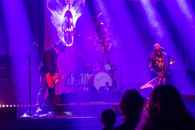 D A D holds a concert in Herning Congress Center, Thursday 29 October 2020 The Danish rock band D A D was to play two large Danish concerts, but due to the current corona restrictions, these have been canceled and replaced by ten smaller concerts, Herning Denmark  Copyright: Copyrightx x2020xMikkelxBergxPedersen.xAllxrightsxreserverdxaccordingxtoxDanishxlaw.xForxmorexinformationxorxtoxbuyxthisximage, MikkelxBergxPedersenx cop103 spdk20201029-213259-L