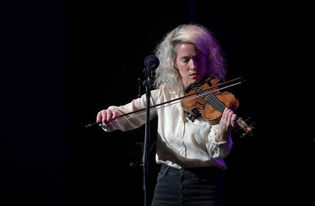 Concert of the music group ALMA, as part of the Salzkammergut Festwochen Gmunden, in the cultural centre AlFa in Steyrermühl Laakirchen in Austria, on 29 10 2020 The picture shows violinist Julia Lacherstorfer 2020 Concert of the music group ALMA, as part of the Salzkammergut Festwochen Gmunden, on 29 10 2020