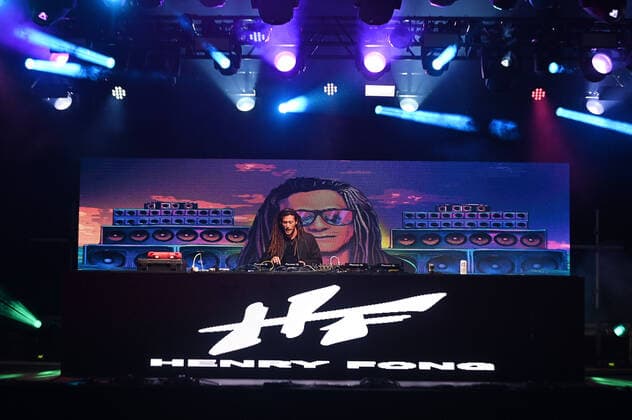 BURLINGAME, CA - NOVEMBER 06: DJ Producer Henry Fong performs during the Deorro Put it in Park - Drive-In Concert Tour at the Burlingame Golf Center on November 6, 2020 in Burlingame, California. Photo: Casey Flanigan imageSPACE MediaPunch Copyright: ximageSPACEx