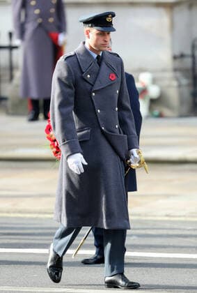 . 08 11 2020. London, United Kingdom. Prince William, The Duke of Cambridge, at the Remembrance Sunday service at The Cenotaph in London.  xi-Imagesx IIM-21776-0040