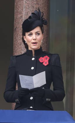 . 08 11 2020. London, United Kingdom. Kate Middleton, The Duchess of Cambridge at the Remembrance Sunday service at The Cenotaph in London.  xi-Imagesx IIM-21776-0048