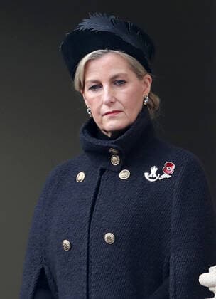 . 08 11 2020. London, United Kingdom. Sophie, Countess of Wessex at the Remembrance Sunday service at The Cenotaph in London.  xi-Imagesx IIM-21776-0054