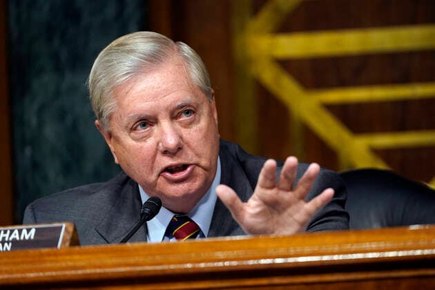 November 10, 2020, Washington, District of Columbia, USA: United States Senator Lindsey Graham (Republican of South Carolina), Chairman, US Senate Judiciary Committee, speaks during a US Senate Judiciary Committee hearing on Capitol Hill in Washington, Tuesday, Nov. 10, 2020, on a probe of the FBI™s Russia investigation Washington USA - ZUMAs152 20201110_zaa_s152_046 Copyright: xSusanxWalshx-xPoolxViaxCnpx
