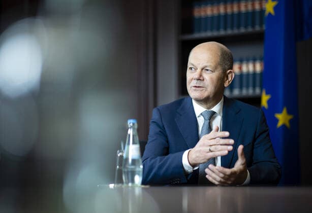 Olaf Scholz, Federal Minister of Finance, recorded during an interview Berlin, 09 11 2020 Berlin Germany Copyright: xJaninexSchmitz photothek.dex