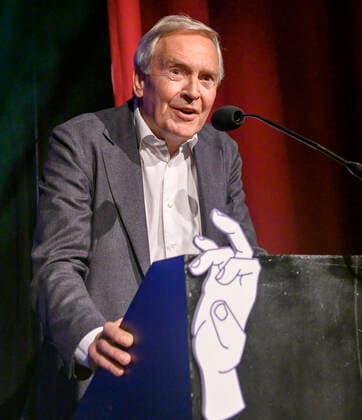 DMA Jazz 2020 Lars Noerby Johansen, chairman of the William Demant Foundation, which has awarded 2 jazz scholarships, will speak at the Danish Music Awards Jazz 2020 at Bremen Theater in Copenhagen 12 November 2020, Copenhagen  Copyright: TorbenxChristensen TorbenxChristensenx COP300 spdk20201113-022511-L