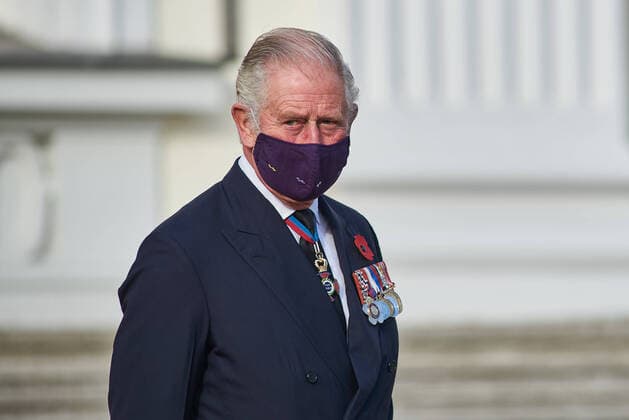 Prince Charles Prince of Wales, Duke of Cornwall at the welcoming of Berliners at Bellevue Palace in Berlin by the Federal President on the occasion of the central commemoration of the Memorial Day snapshot photography F Boillot