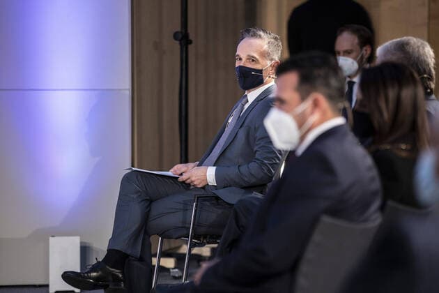 Heiko Maas, Federal Minister for Foreign Affairs, recorded at the award ceremony of the Human Rights Award 2020 of the Friedrich Ebert Foundation in Berlin, 16 11 2020 Berlin Germany Copyright: xFlorianxGaertner photothek.netx