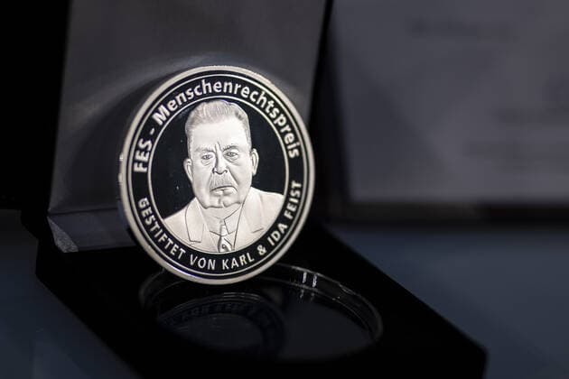 Presentation of the Human Rights Award 2020 of the Friedrich Ebert Foundation in Berlin, 16 11 2020 Berlin Germany Copyright: xFlorianxGaertner photothek.netx