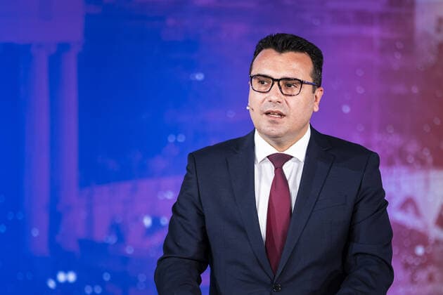 Zoran Zaev, Prime Minister of Northern Macedonia, recorded at the award ceremony of the Human Rights Award 2020 of the Friedrich Ebert Foundation in Berlin, 16 11 2020 Berlin Germany Copyright: xFlorianxGaertner photothek.netx