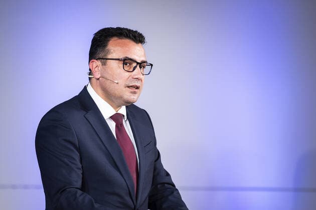 Zoran Zaev, Prime Minister of Northern Macedonia, recorded at the award ceremony of the Human Rights Award 2020 of the Friedrich Ebert Foundation in Berlin, 16 11 2020 Berlin Germany Copyright: xFlorianxGaertner photothek.netx