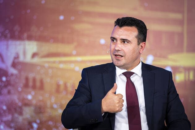 Zoran Zaev, Prime Minister of Northern Macedonia, recorded at the award ceremony of the Human Rights Award 2020 of the Friedrich Ebert Foundation in Berlin, 16 11 2020 Berlin Germany Copyright: xFlorianxGaertner photothek.netx