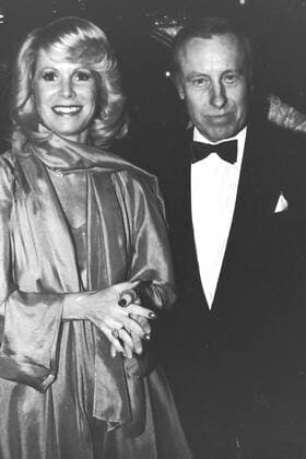 Archiv Karin Tietze Ludwig Frenseh Lottofee Muenchen 1982 Archiv Motive Bayerischer Hof Filmball Muenchen *** Archive Karin Tietze Ludwig Frenseh Lottofee Munich 1982 Archive Motifs Bayerischer Hof Filmball Munich
