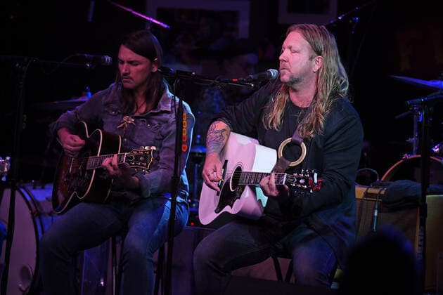 BOCA RATON - NOVEMBER 16: Duane Betts and Devon Allman of The Allman Betts Band perform at The Funky Biscuit on November 16, 2020 in Boca Raton, Florida. Copyright: xmpi04 MediaPunchx