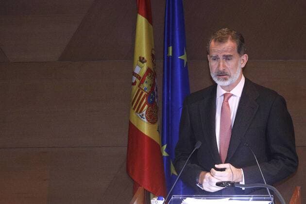 18-11-2020 Madrid Queen Letizia and King Felipe attend the 37th edition of the ‘’Francisco Cerecedo’’ journalism award at the Prado museum in Madrid, Spain. No Spain  Copyright: xPPEx