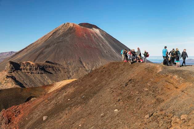 Mount Ngauruhoe, Tongariro Alpine Crossing, Tongariro National Park, UNESCO World Heritage Site, North Island, New Zealand, Pacific Copyright: MarkusxLange 1160-4525 Editorial Use Only