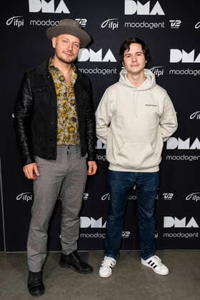 Lukas Graham backstage at the Danish Music Awards in the Royal Arena on Saturday 28 November 2020,  Copyright: MartinxSylvestx cop300 spdk20201129-000034-L