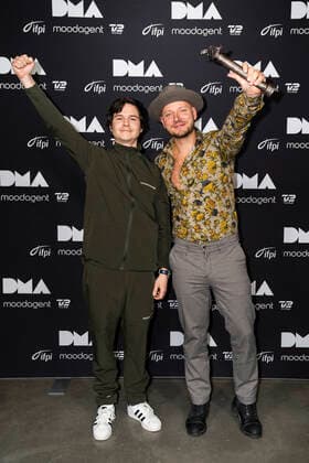Lukas Graham backstage at the Danish Music Awards in the Royal Arena on Saturday 28 November 2020,  Copyright: MartinxSylvestx cop300 spdk20201129-000051-L