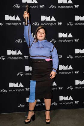 Singer Jada won the award as AArets Livenavn at the Danish Music Awards in the Royal Arena on Saturday 28 November 2020,  Copyright: MartinxSylvestx cop300 spdk20201129-000758-L