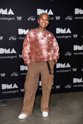 Mekdes backstage at the Danish Music Awards in the Royal Arena on Saturday 28 November 2020,  Copyright: MartinxSylvestx cop300 spdk20201129-001810-L