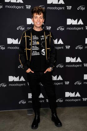 Mads Langer backstage at the Danish Music Awards in the Royal Arena on Saturday 28 November 2020,  Copyright: MartinxSylvestx cop300 spdk20201129-001820-L