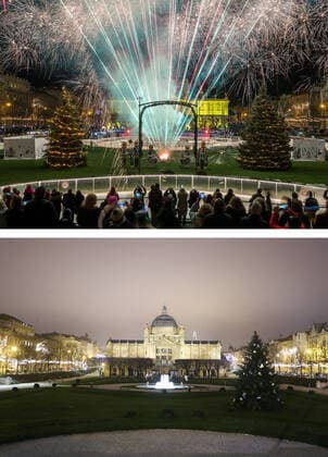 PXL_Combo of last year s and this year s Advent in Zagreb Combo of last year s and this year s Advent in Zagreb, Croatia on November 29, 2020. LukaxStanzl PIXSELL