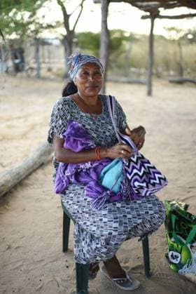IMAGO Cultures of the world, Wayuu Volk in Kolumbien Woman portrait in La Guajira, Colombia La Guajira Colombia Copyright: xNanoxCalvox NN-GUAJIRA--083