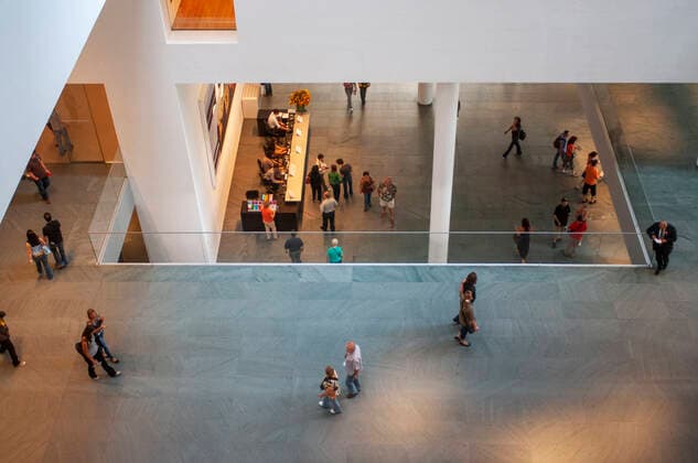 Entrance and hall of the Museum of Modern Art, MoMA, West 53rd Street, Midtown Manhattan, New York City, United States New York New York USA Copyright: xSergixReboredox SRE-BS4147