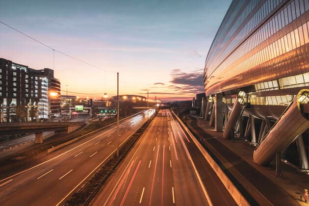 The Squaire at Frankfurt Airport is the largest office building in Germany