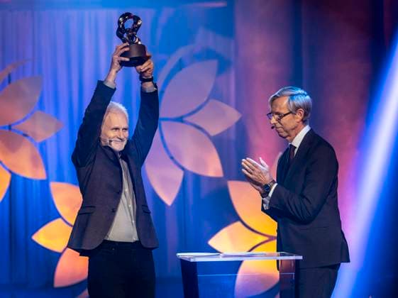 STOCKHOLM 20201203 Democracy activist Ales Bialiatski and the human rights organization Vjasna Belarus received the 2020 Right Livelihood Award on Thursday Dec 3, 2020 He was the only one of four prize winners to be present in Stockholm for the digital award ceremony Photo Anders Wiklund TT kod 10040 SWEDEN OUT Stockholm Sweden x10040x,  Copyright: xAndersxWiklund TTx RIGHT LIVELHOOD AWARD