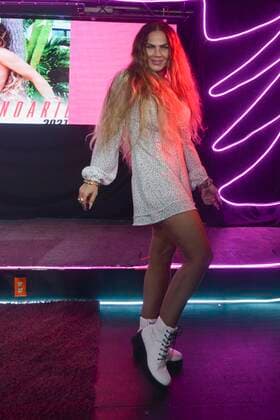 MEXICO CITY, MEXICO - DECEMBER 3: Actress Niurka Marcos poses for photos during a press conference to launch her calendar ˜Niurkalendar™ at Rico Club on December 3, 2020 in Mexico City, Mexico. Credit: Carlos Tischler Eyepix Group The Photo Access MEX - 2020 - Niurka Marcos Calendar Launch in Mexico City  Copyright: xCarlosxTischlerx