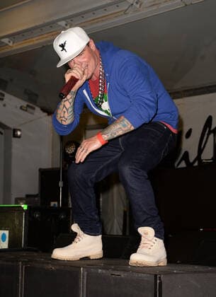 WELLINGTON, FL - DECEMBER 05: Vanilla Ice during the Wellington Chamber of Commerce Winterfest concert at Wellington Green on December 5, 2020 in Wellington, Florida. Copyright: xmpi04 MediaPunchx