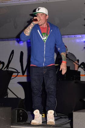 WELLINGTON, FL - DECEMBER 05: Vanilla Ice during the Wellington Chamber of Commerce Winterfest concert at Wellington Green on December 5, 2020 in Wellington, Florida. Copyright: xmpi04 MediaPunchx