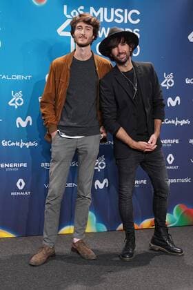 David Otero at photocall for 40 Principales awards in Madrid on Saturday 05 December 2020 Cordon Press