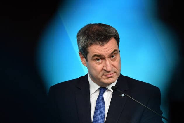 Markus SOEDER State Premier of Bavaria and CSU Chairman , single picture,cut single motif,portrait,portrait,portrait Press conference of the Bavarian State Government after extraordinary meeting of the Council of Ministers on the topic of intensification of corona measures in the corona pandemic on 06 12 2020 at the Prince Carl Palais in Munich