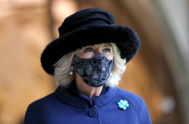 . 07 12 2020. Salisbury, United Kingdom. Prince Charles, the Prince of Wales and Camilla, the Duchess of Cornwall, at a service to celebrate the 800th anniversary of Salisbury Cathedral, United Kingdom.  xi-Imagesx xPoolx IIM-21884-0013