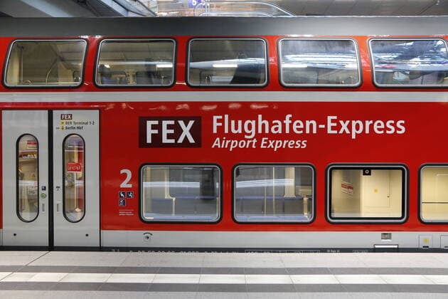 FEX Airport Express Airport Express at Berlin Central Station on 03 12 2020