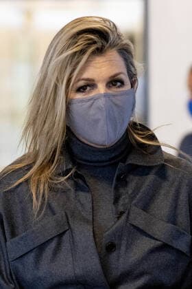08-12-2020 Utrecht Queen Máxima visited the Utrecht Biologists Association at the Utrecht University.  Copyright: xPPEx
