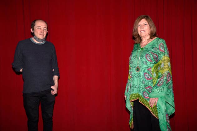 John Brunton and Tricia Leonard at the digital evening with the Duo Hiraeth at the Kleines Theater Haar Haar, 09 12 2020 Foto:xS.xAdamx xFuturexImage