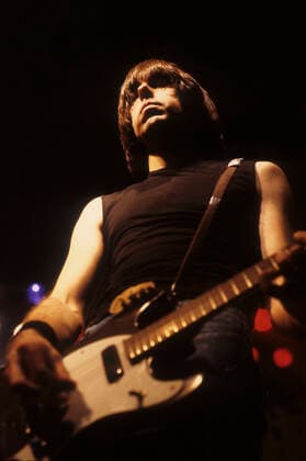 Johnny Ramone von den Ramones live im Lyceum. London, 27.02.1985 *** Johnny Ramone from The Ramones live at the Lyceum London, 27 02 1985 Foto:xR.xKeuntjex xFuturexImage